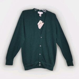 Vintage Penguin Grand Slam Golf Cardigan Men's Sz Medium NWT Grandpa Sweater